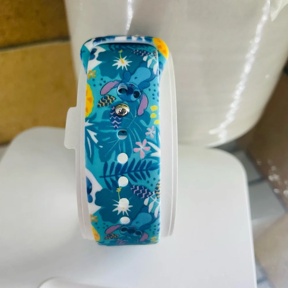 Cute Silicone Watchband Tropical Stitch Design for Apple Watch Any Series